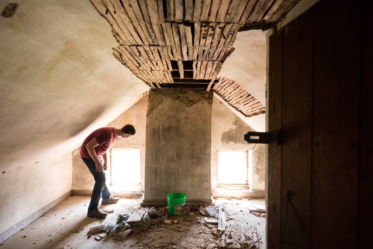 George Inspected The Wall A Bit More