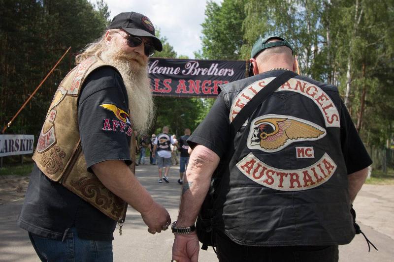 Hells Angels members gather for the 37th World Run ini Poland.