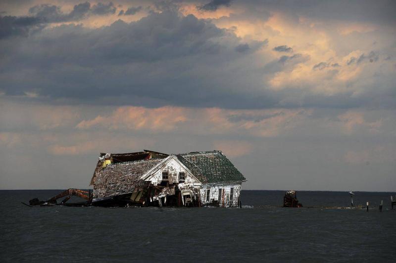 Holland Island In Maryland, U.S.A.