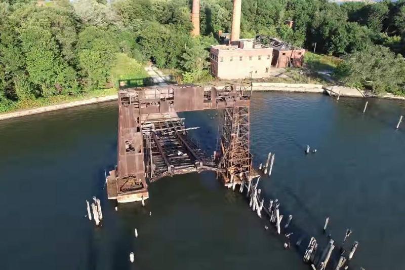 North Brother Island In New York, U.S.A.