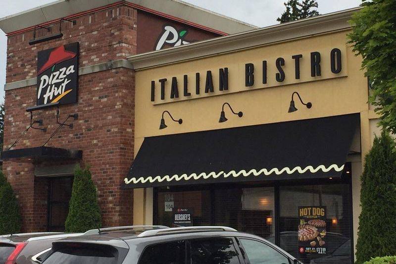 pizza hut disguised as italian bistro