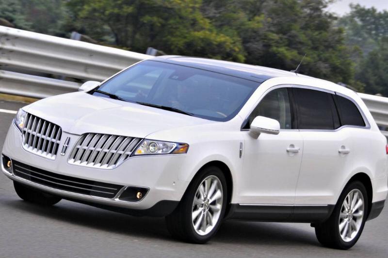 A 2010 Lincoln MKT is driven at the Ford Motor Co. Dearborn
