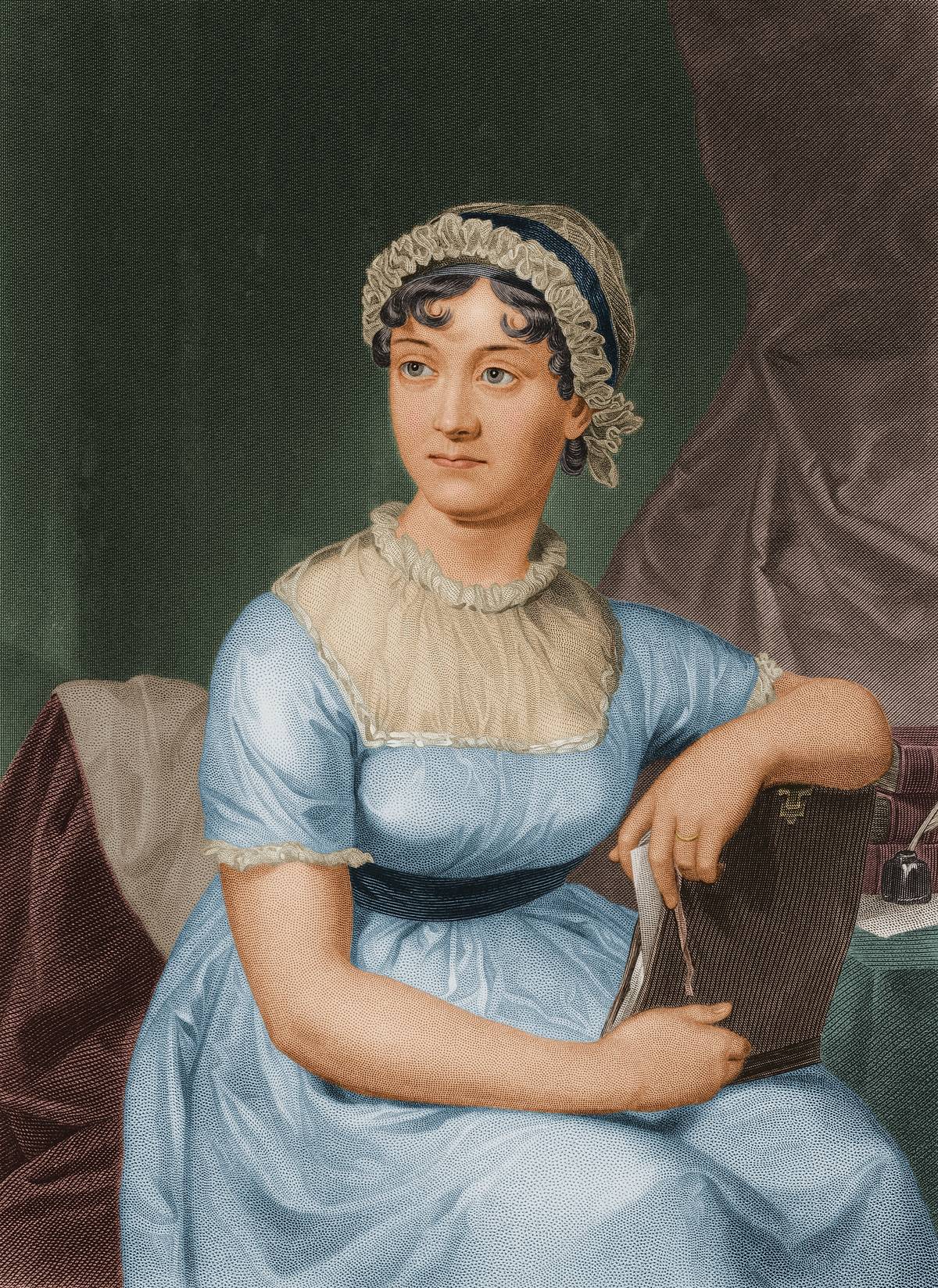 An English author is painted in 1790.