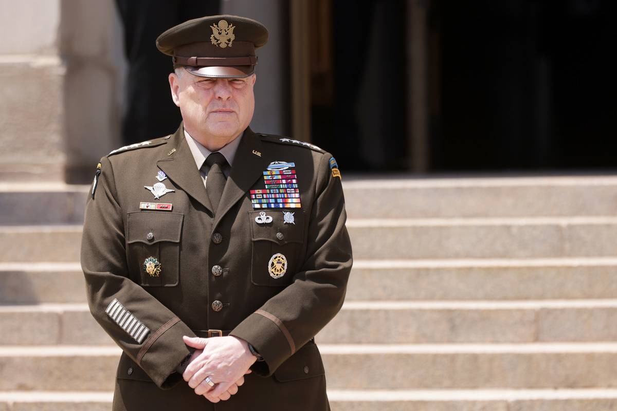 General Milley Hosts Honor Cordon For Israeli Defense Chief Gantz At The Pentagon