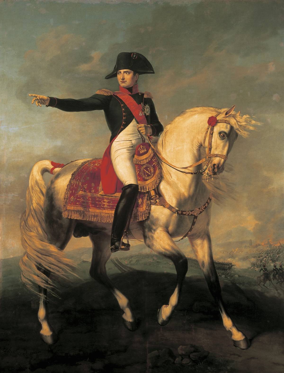 Equestrian portrait of Napoleon I