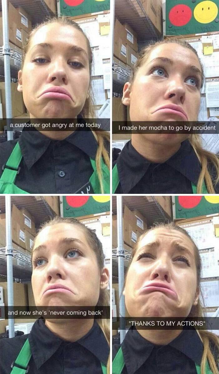 mocha to go upset someone