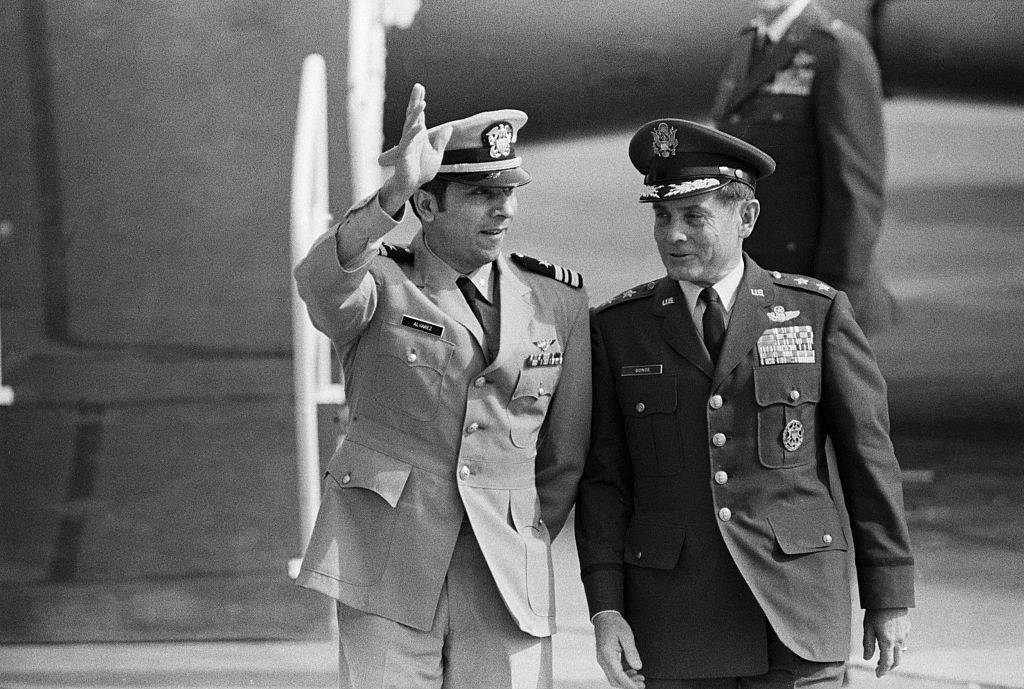 two soldiers in uniform in 1973