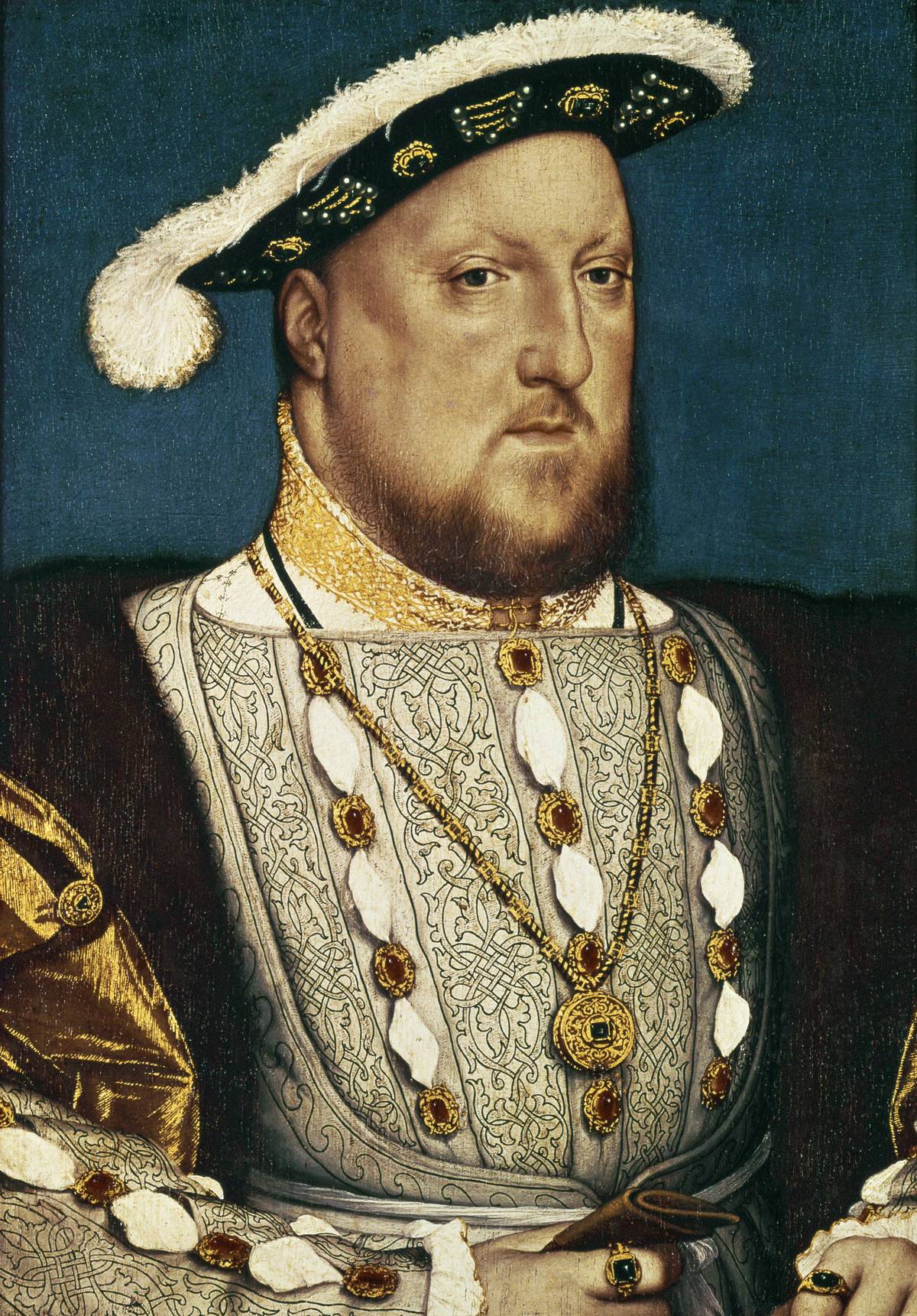 A painting of King Henry VIII.