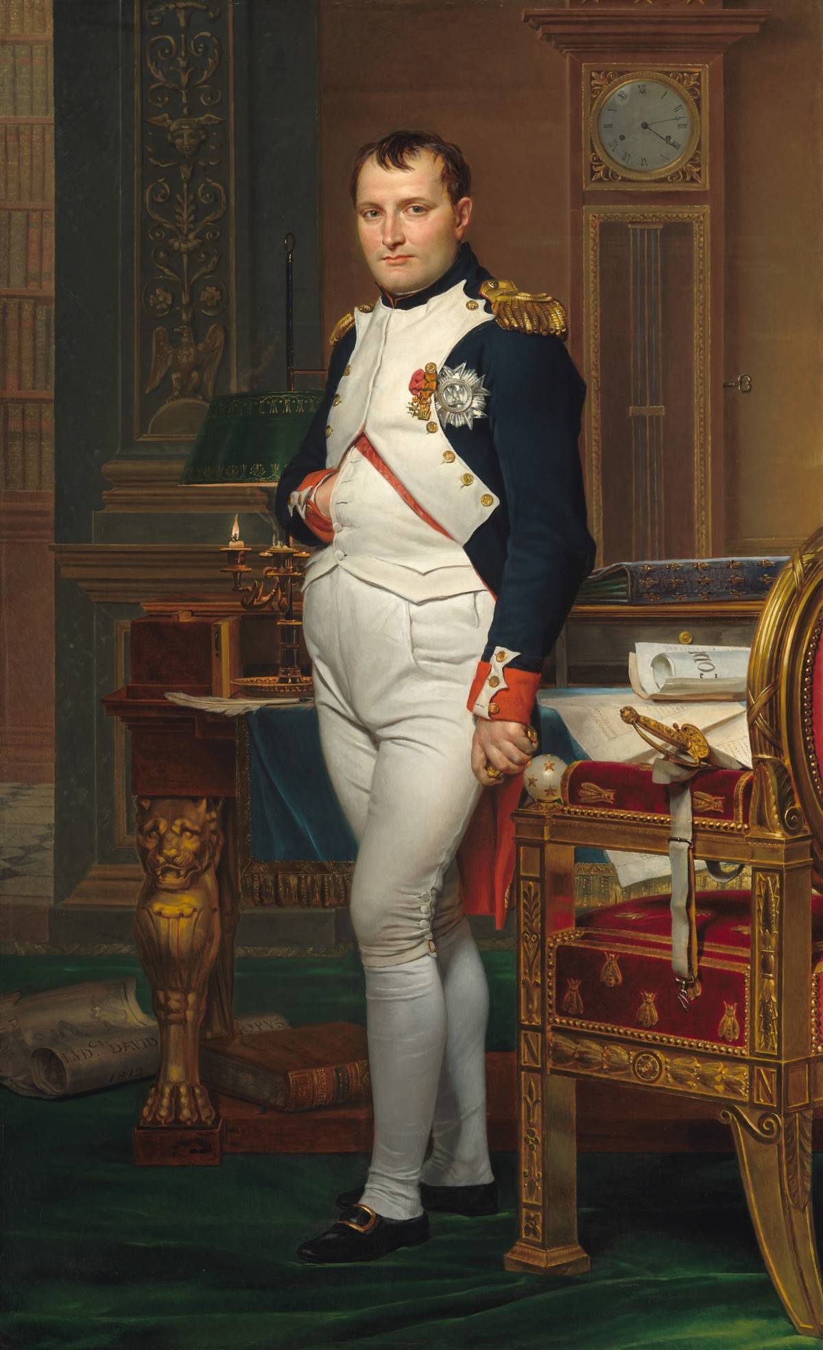 A portrait of Napoleon Bonaparte.
