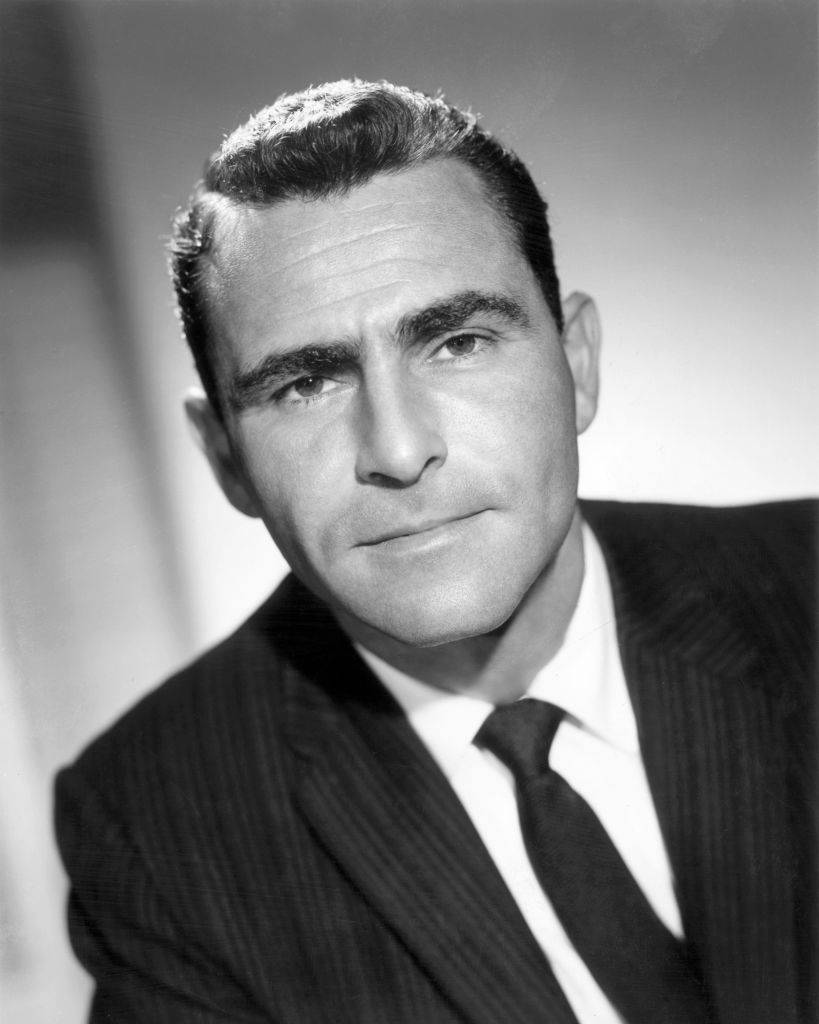 black and white photo of a man