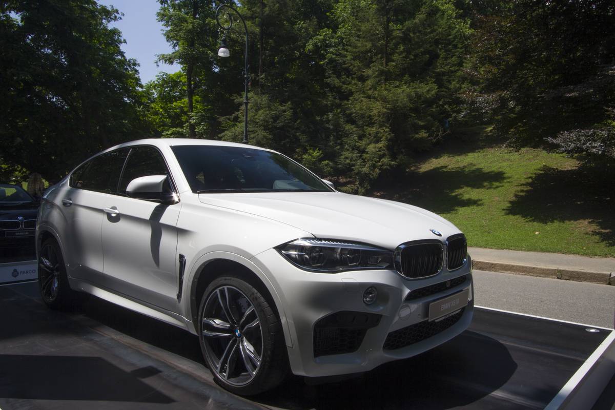 A BMW X6 M. Parco Valentino car show hosted 93 cars by many...