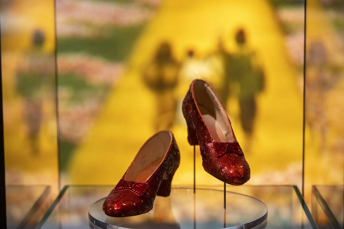 Dorothy's ruby slippers from 