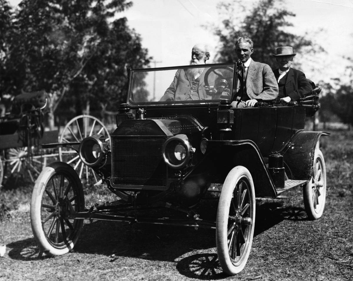 Henry Ford and Friends in Model T