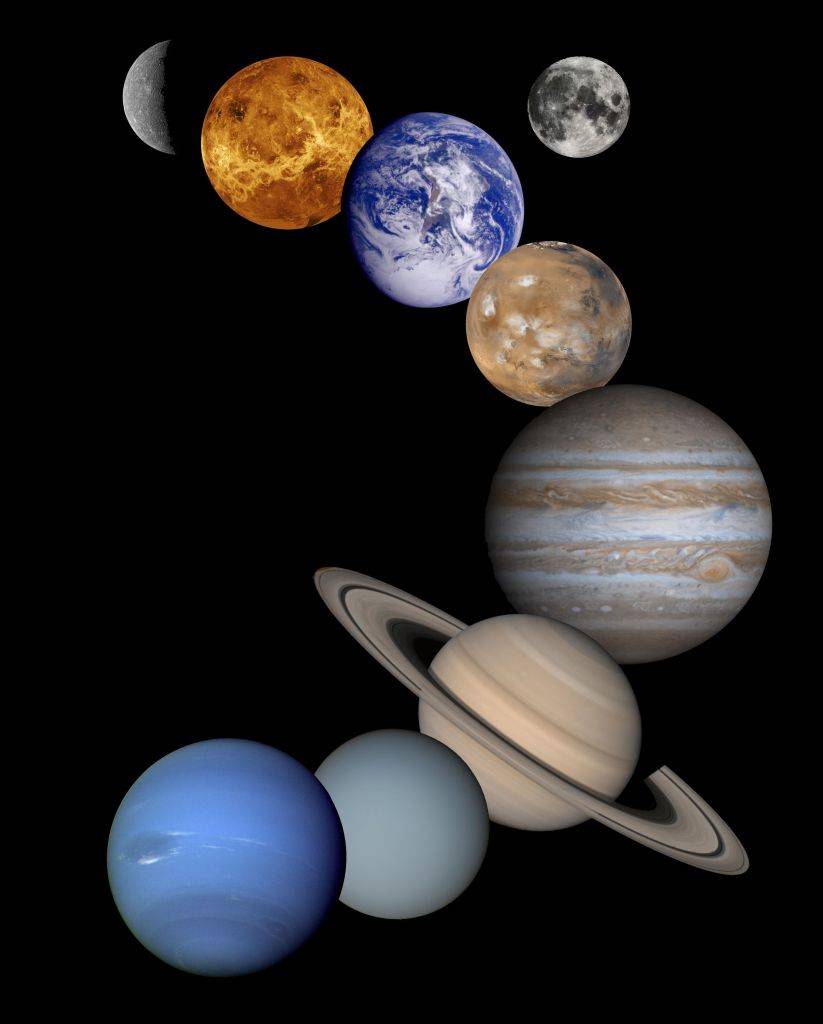 Illustration of planets