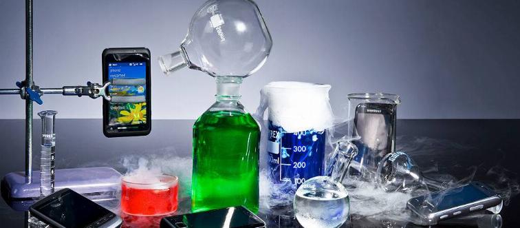 Science experiment vials