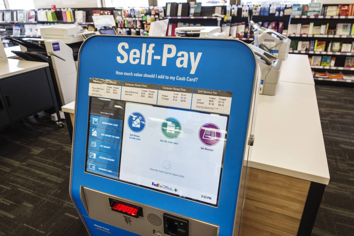 Miami Beach, Self Check-out kiosk at store