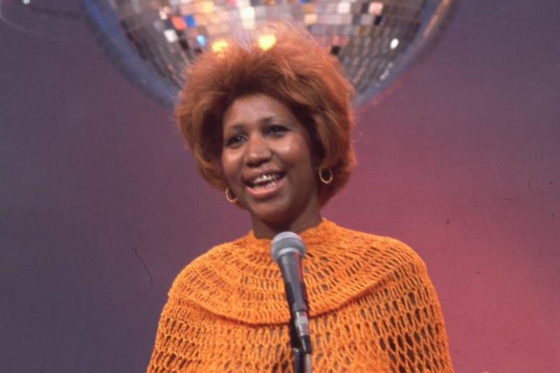 Aretha Franklin performs on Soul Train.