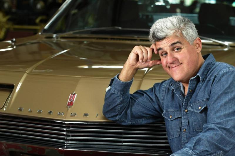 Jay Leno with his Car Collection Portrait Session