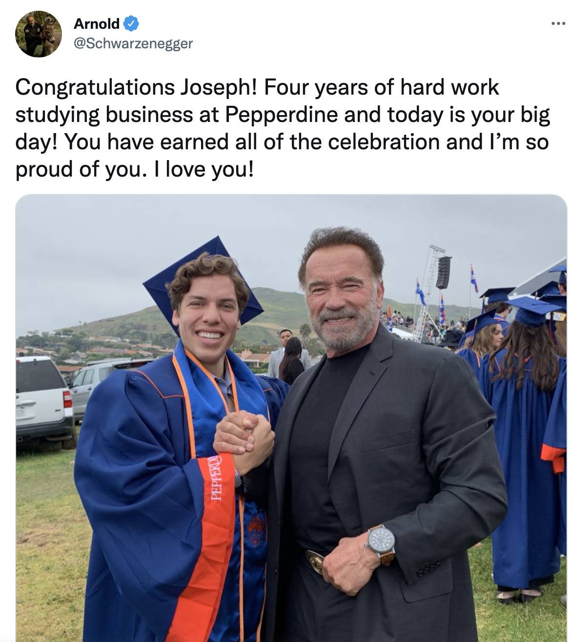 Arnold Schwarzenegger's son