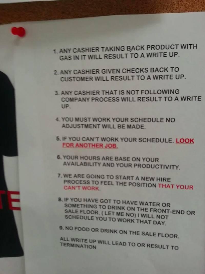 Message for employees from Boss 