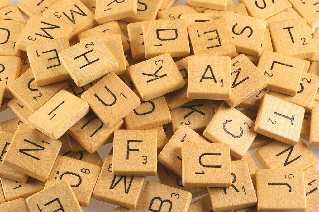 scrabble wood letters