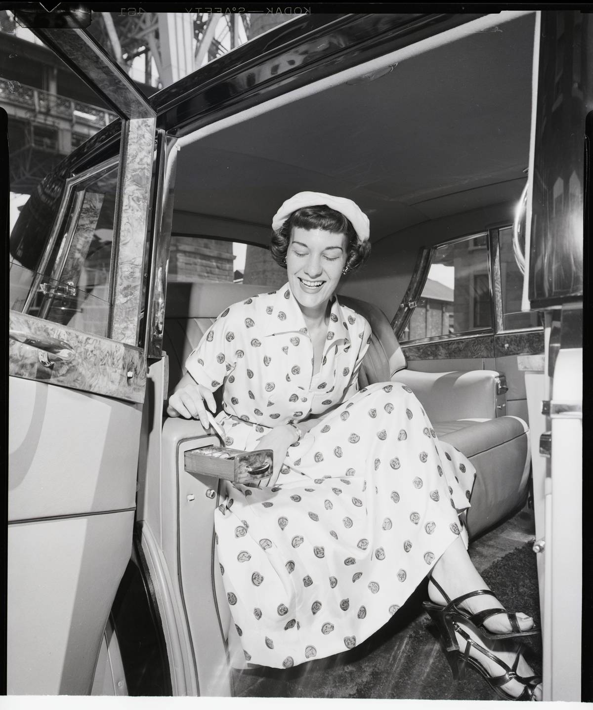 Built-In Ashtray In Car