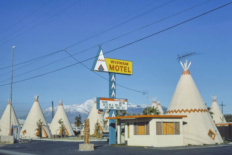 1970s United States - Wigwam Village Motel, Rialto, California 1977