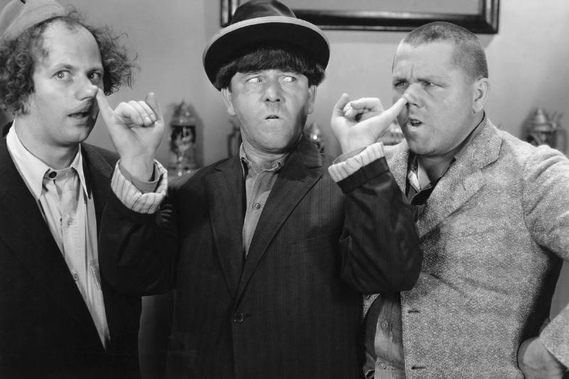 Scene from a Three Stooges Movie