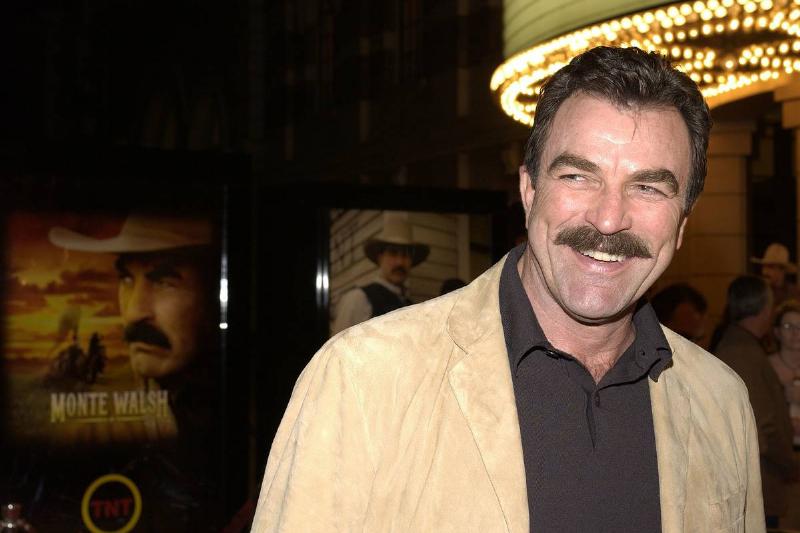 Tom Selleck At Film Premiere of Monte Walsh