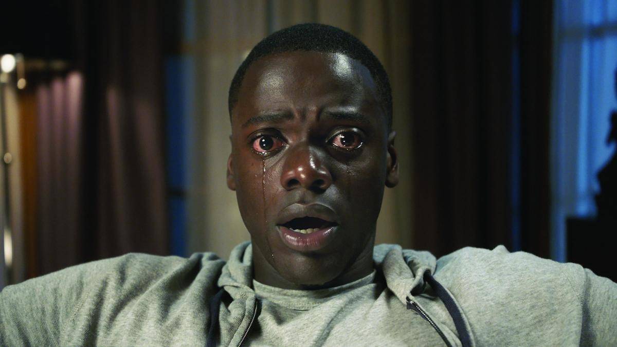 Daniel Kaluuya in despair as Chris Washington in Get Out