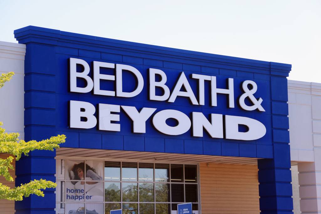 A general view of a Bed Bath & Beyond store