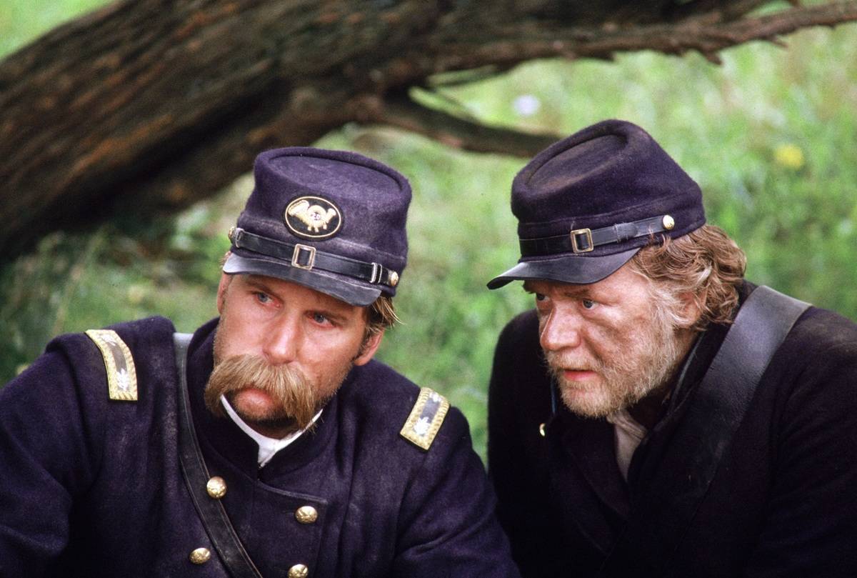 Jeff Daniels as Union colonel during the Civil War in Gettysburg