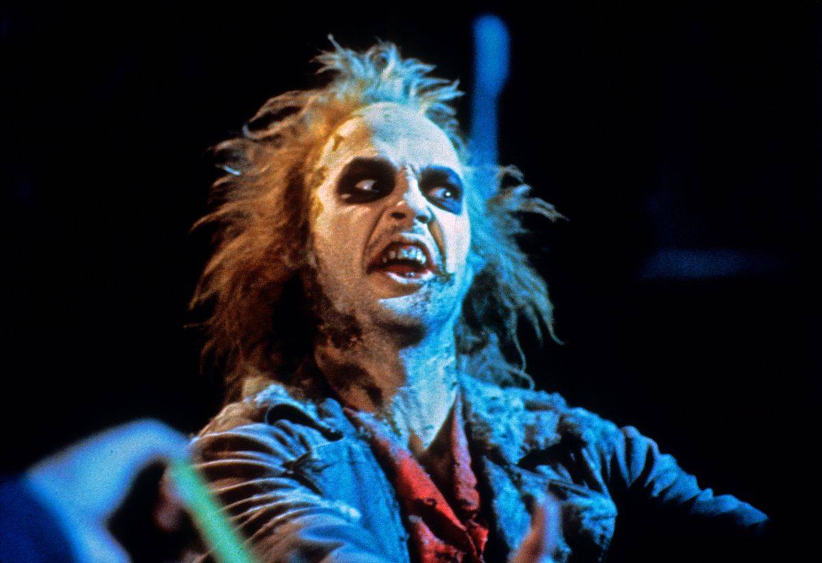 Michael Keaton as Betelgeuse in Beetlejuice