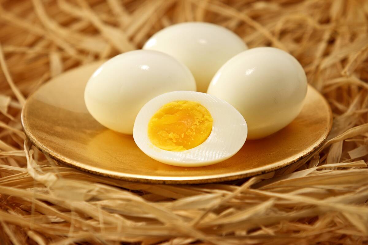 Hard Boiled Eggs photographed in the Los Angeles Times via Getty Images studio, in Los Angeles, California, on Tuesday, March 19, 2013.