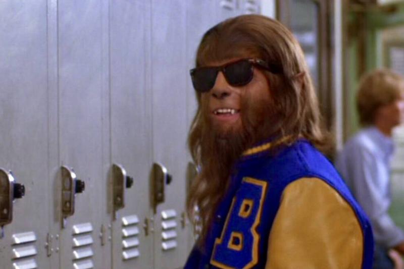 Michael J. Fox as Scott Howard in werewolf form in Teen Wolf