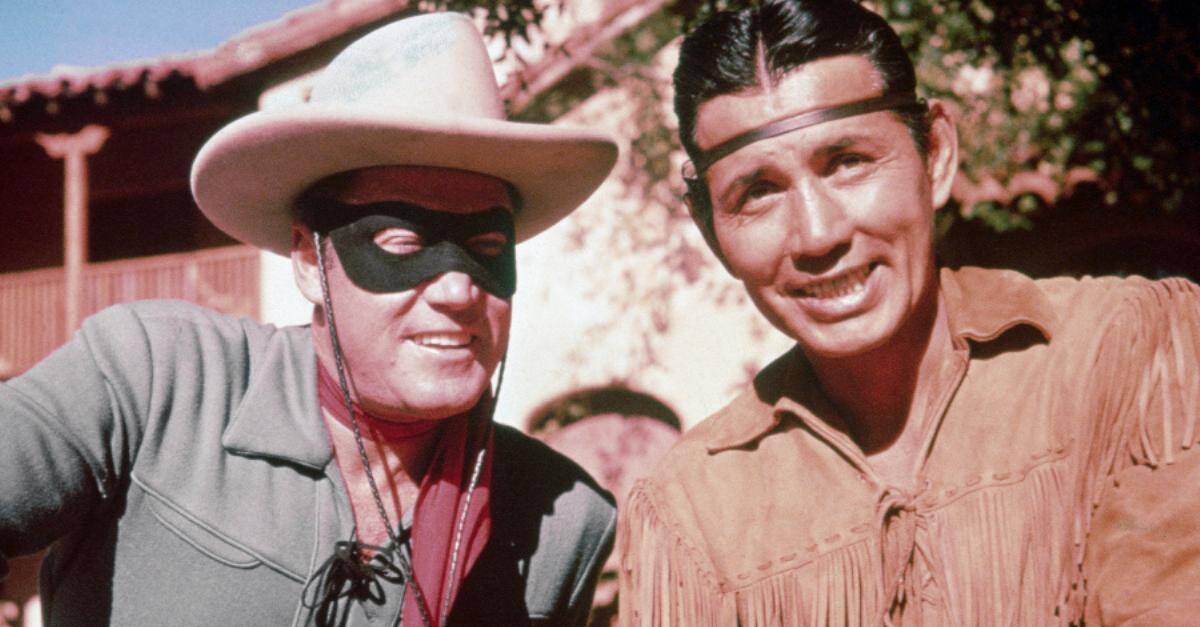 man with mask and man with headband