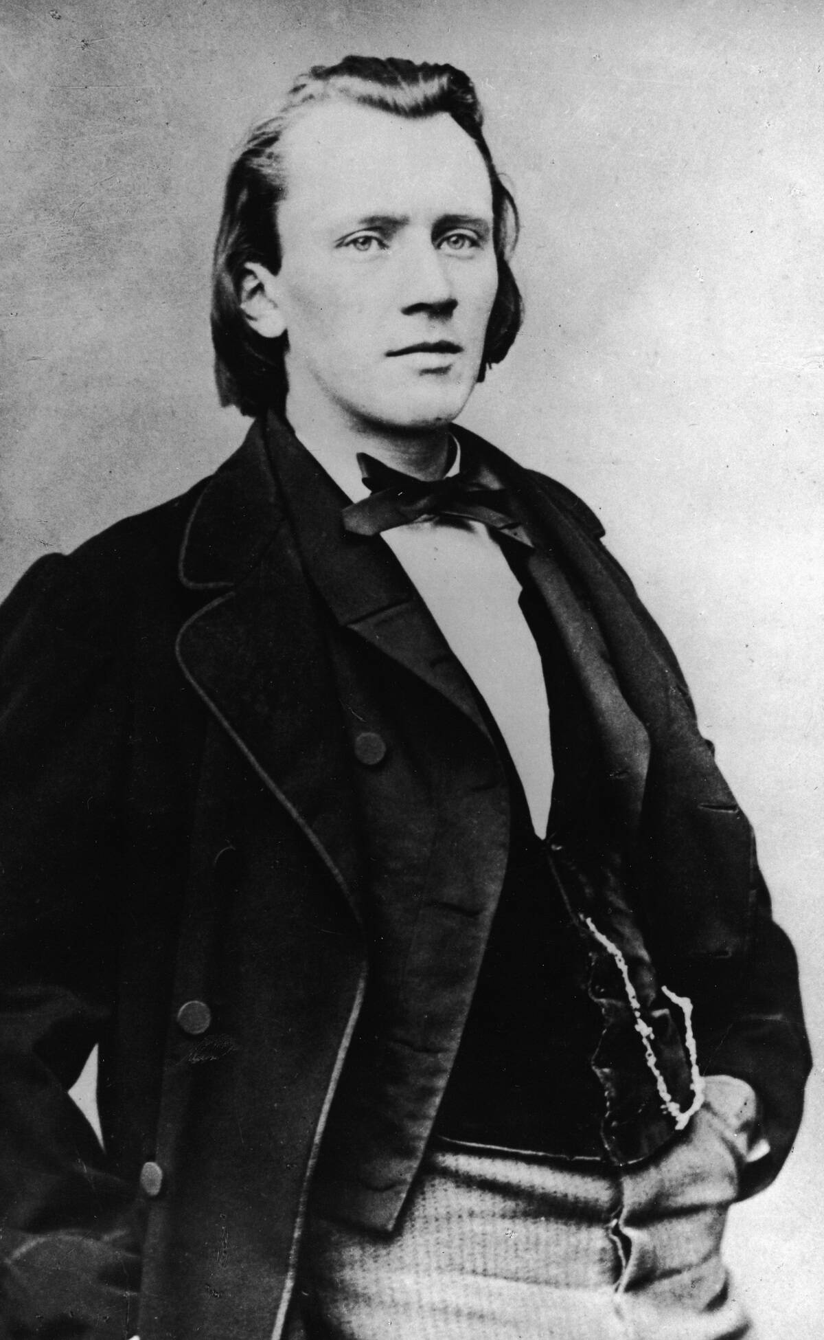 Portrait Of German Composer Johannes Brahms