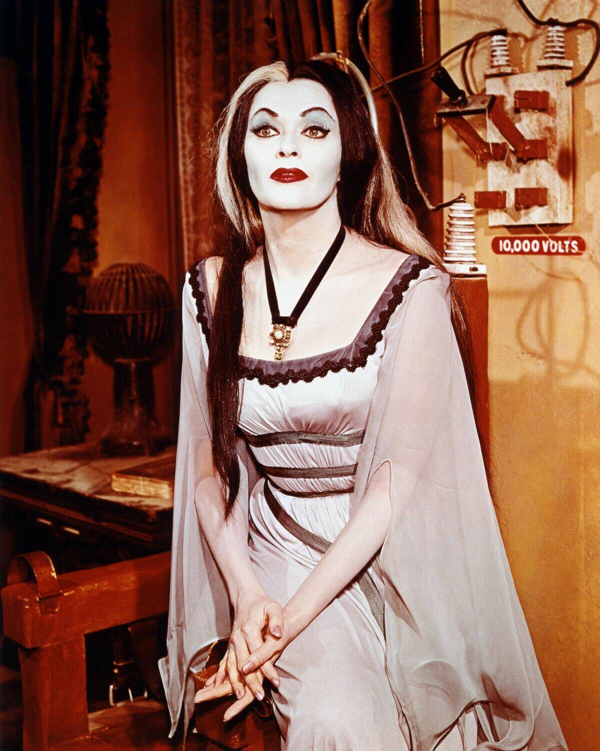 woman with monster make up