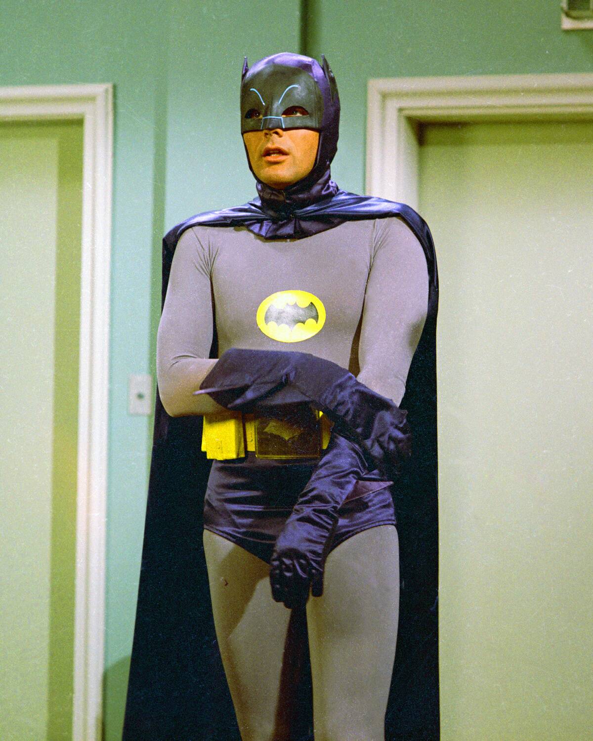 man in superhero costume