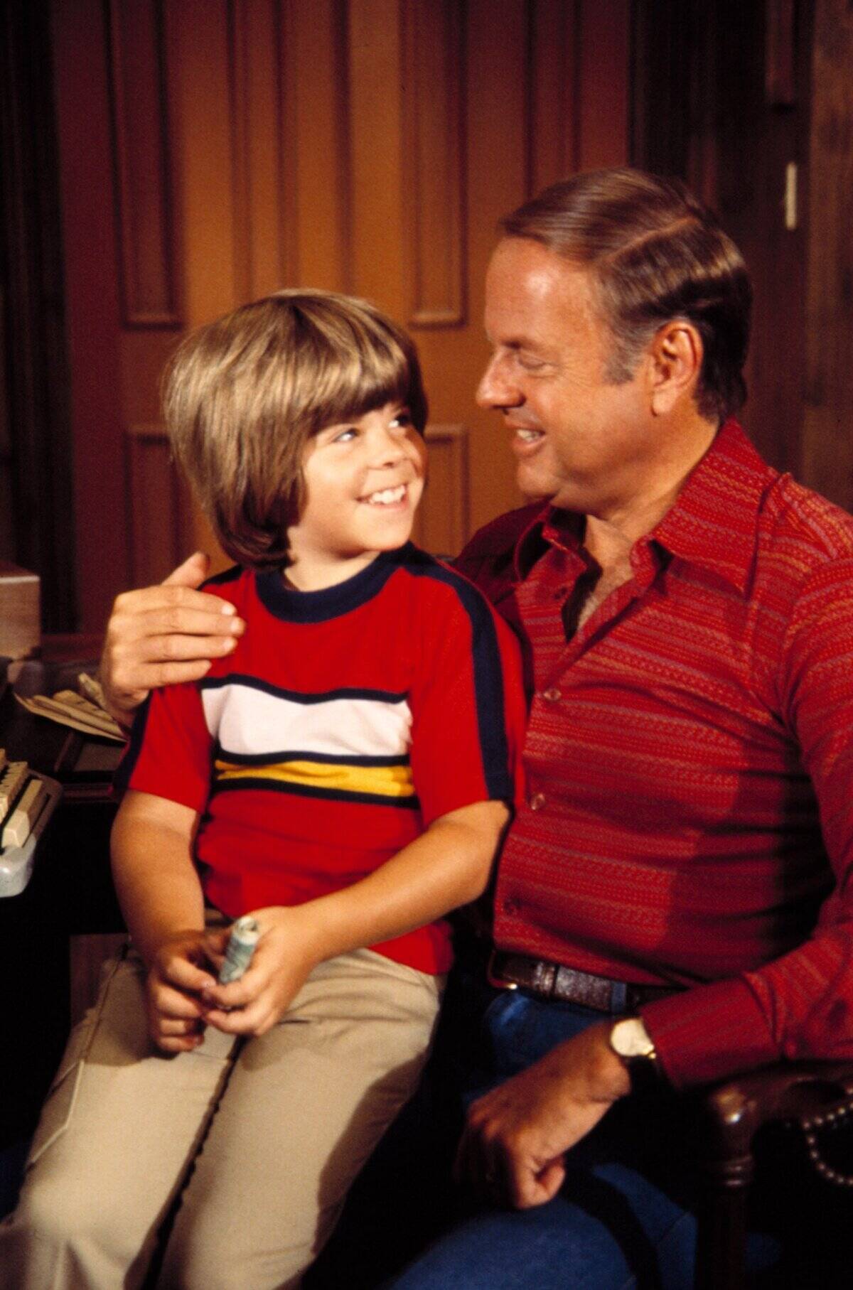 Adam Rich and Dick Van Patten