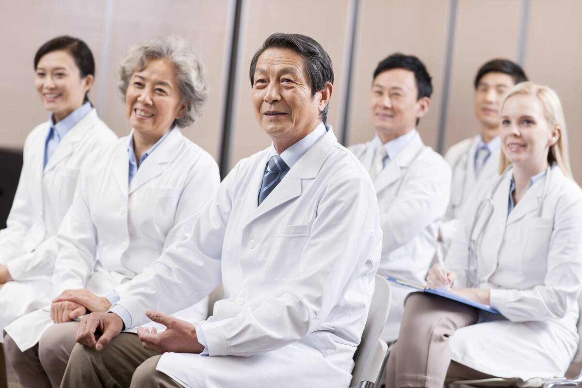 doctors sitting together