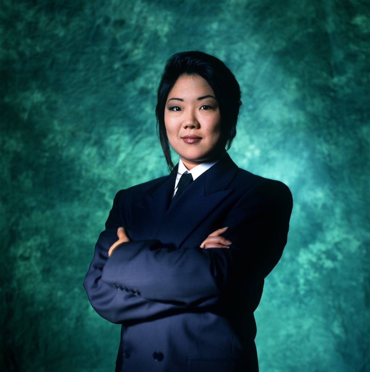 [redacted] In Blue Suit