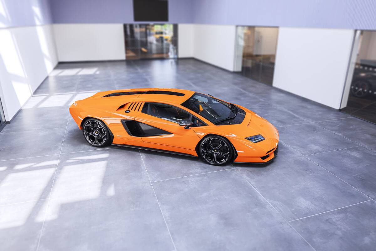 The Lamborghini Countach...