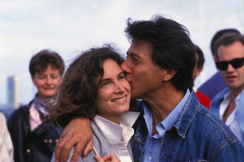 Dustin Hoffman et sa femme Lisa au Festival de Deauville en 1984