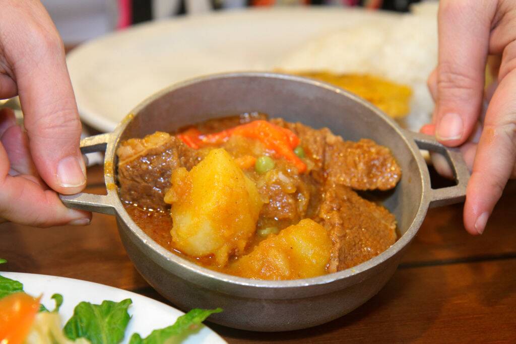 pot roast with beef, veggies, and potatoes