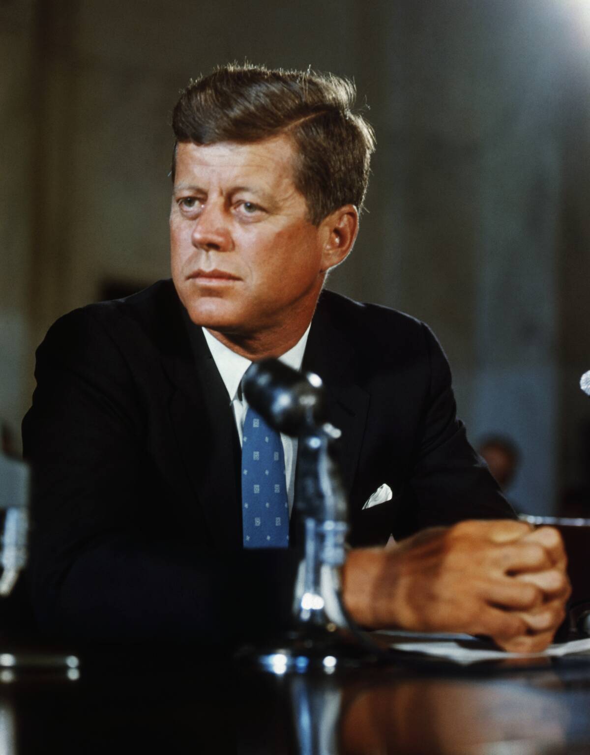 President John F. Kennedy on First Day in Office