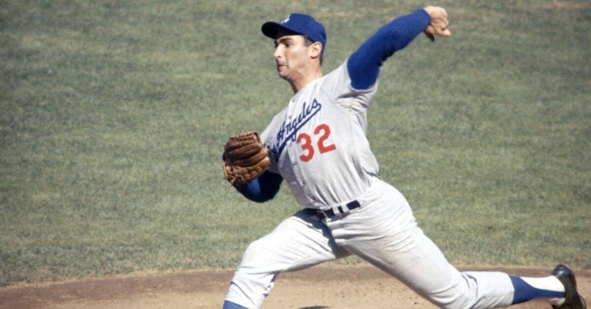 sandy koufax playing baseball
