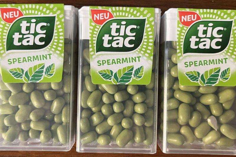 cases of spearmint tic tacs