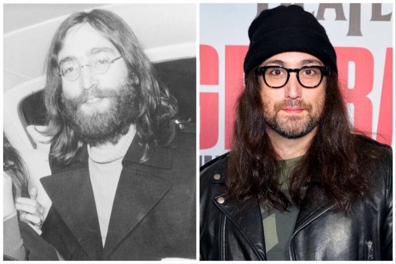 John and Sean Lennon
