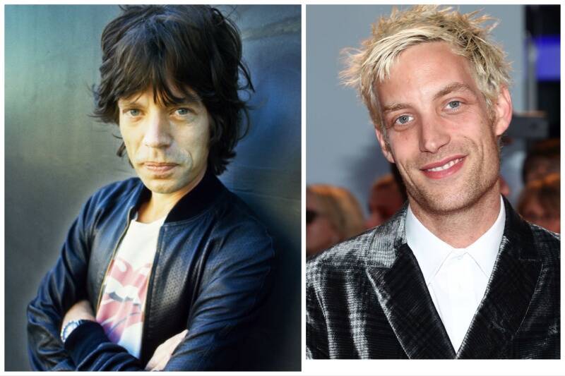 Mick and James Jagger